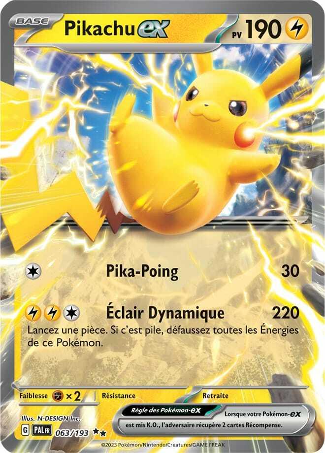 Carte Pokémon: Pikachu ex