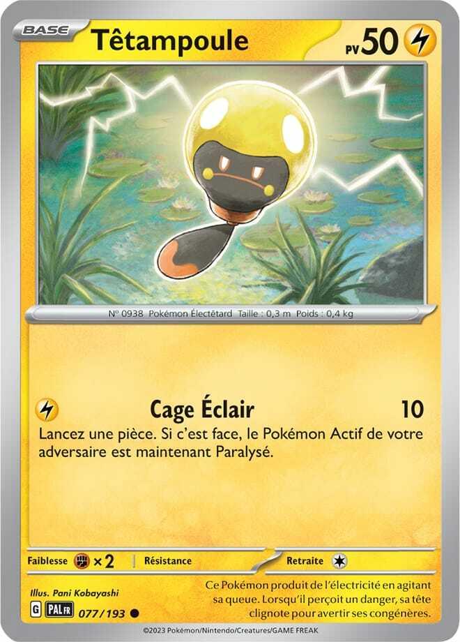 Carte Pokémon: Têtampoule