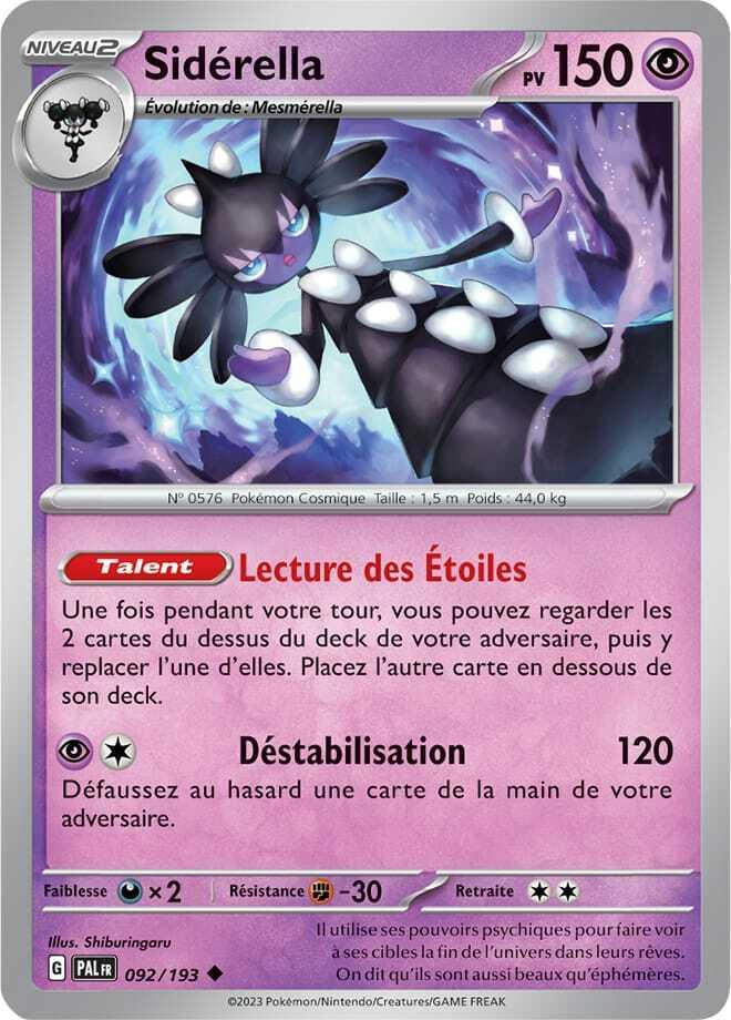 Carte Pokémon: Sidérella