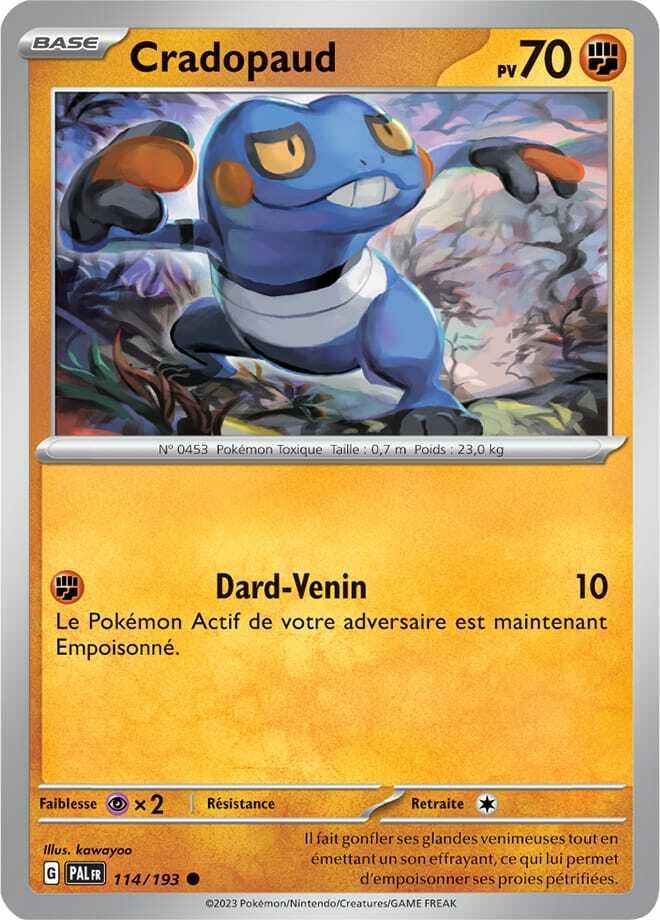 Carte Pokémon: Cradopaud