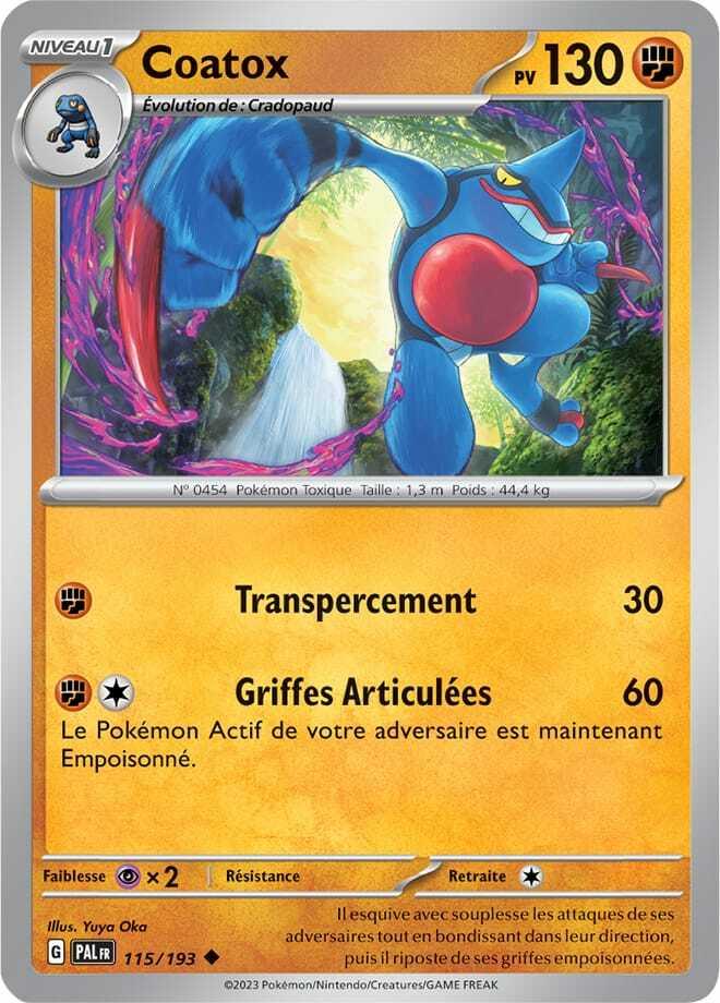 Carte Pokémon: Coatox