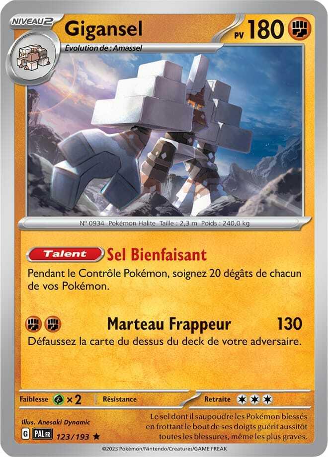 Carte Pokémon: Gigansel