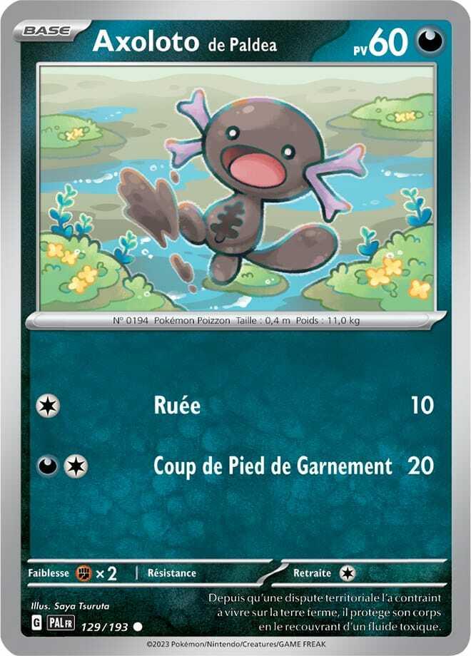 Carte Pokémon: Axoloto de Paldea