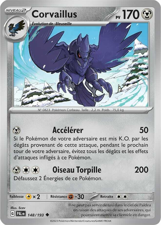 Carte Pokémon: Corvaillus