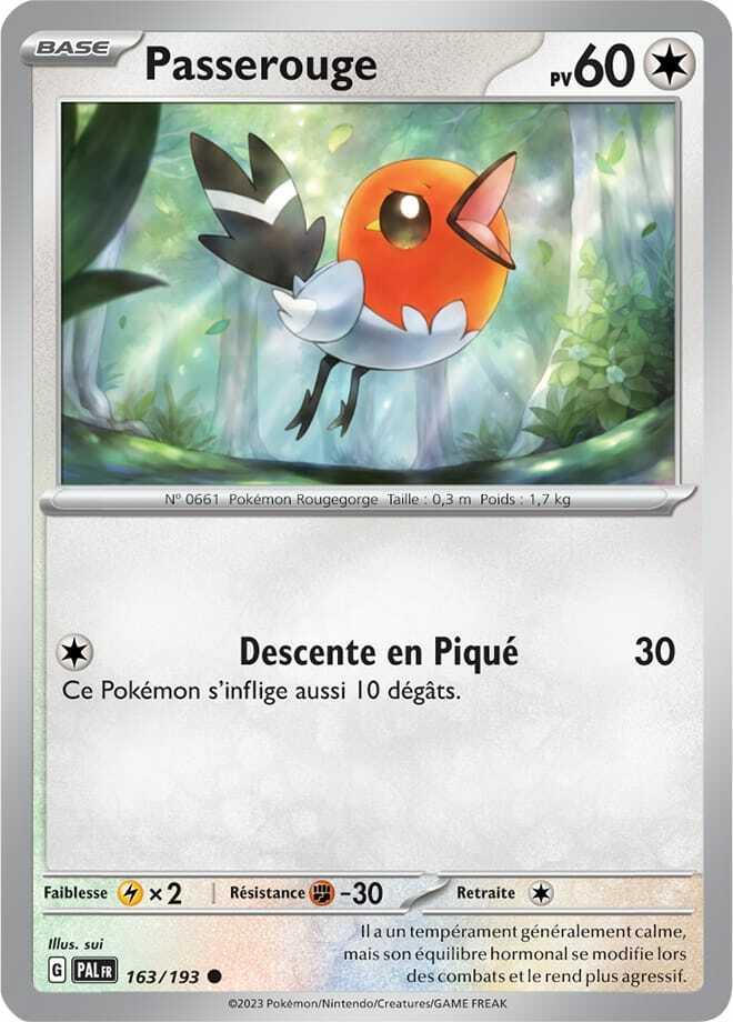 Carte Pokémon: Passerouge