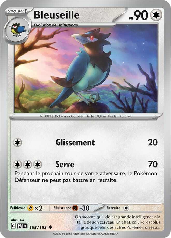 Carte Pokémon: Bleuseille