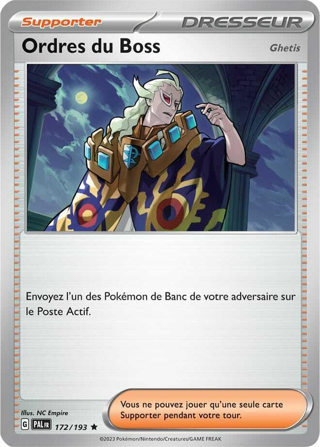 Carte Pokémon: Ordres du Boss