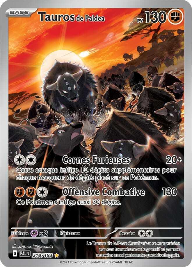 Carte Pokémon: Tauros de Paldea