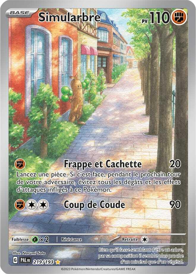 Carte Pokémon: Simularbre