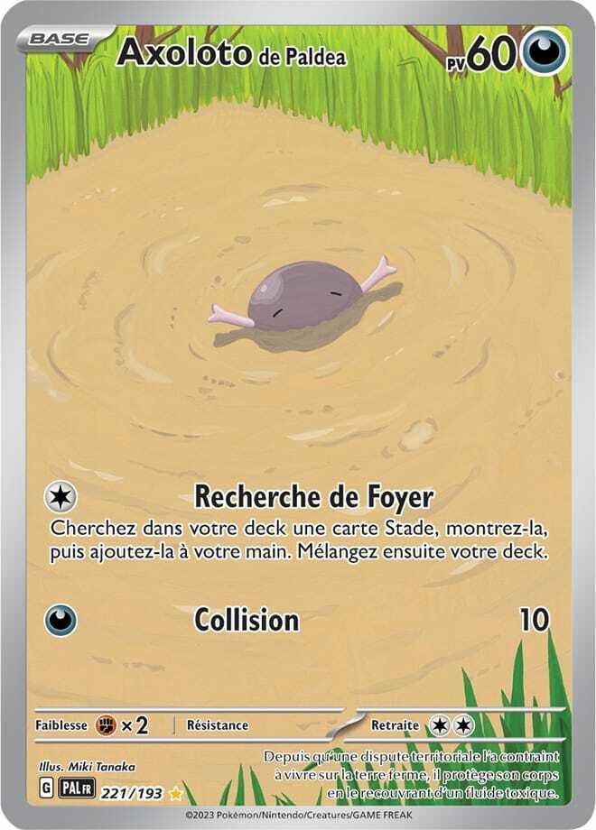 Carte Pokémon: Axoloto de Paldea