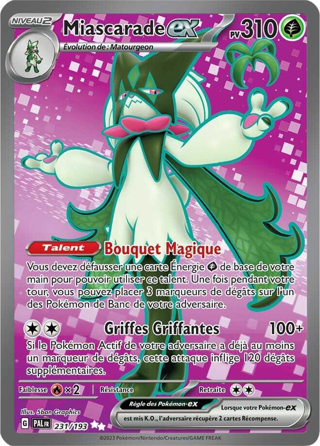 Carte Pokémon: Miascarade ex