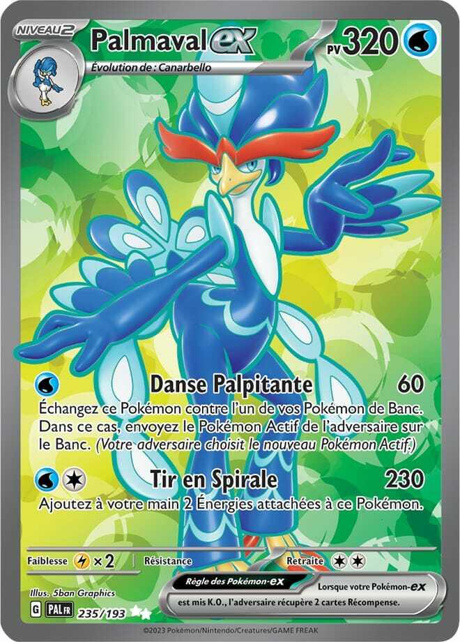 Carte Pokémon: Palmaval ex