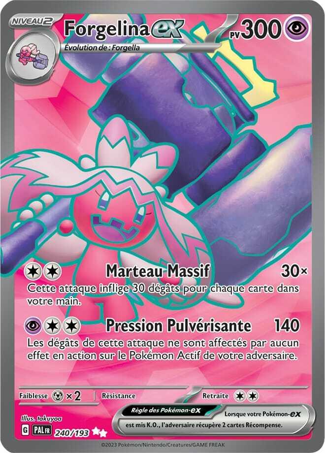 Carte Pokémon: Forgelina ex