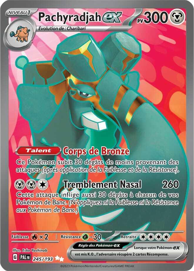 Carte Pokémon: Pachyradjah ex