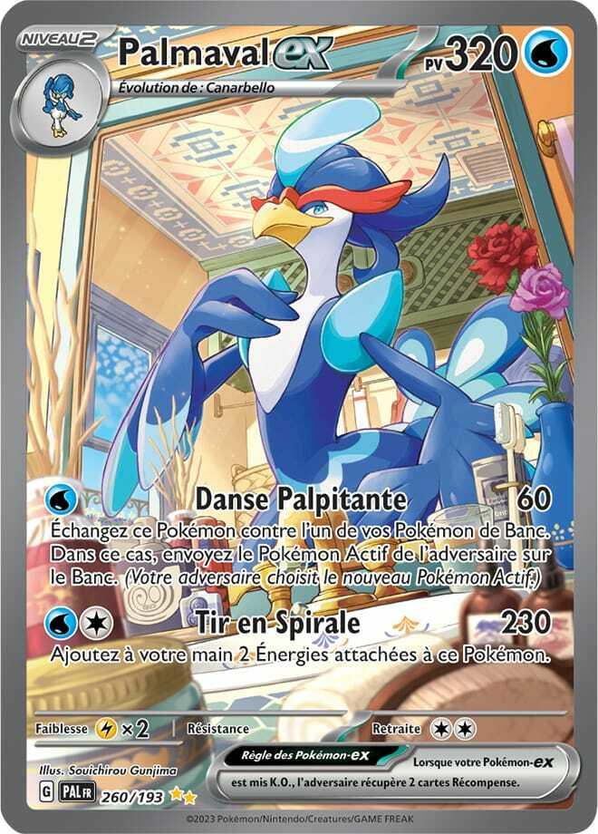 Carte Pokémon: Palmaval ex