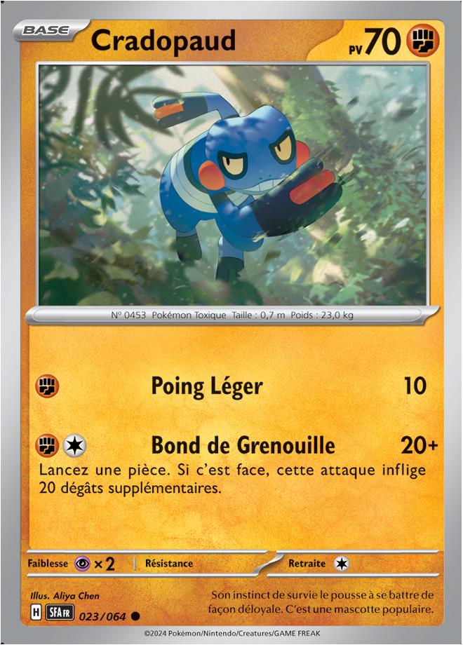 Carte Pokémon: Cradopaud