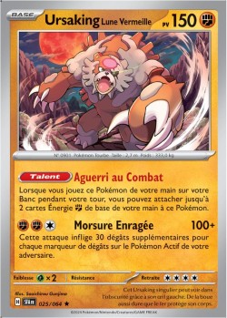 Carte Pokémon: Ursaking Lune Vermeille