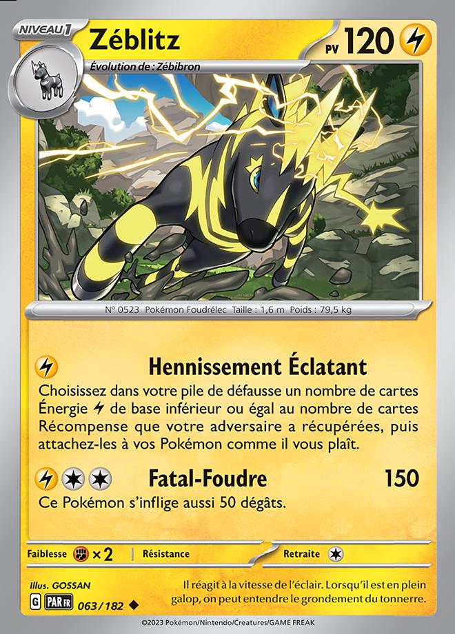 Carte Pokémon: Zéblitz