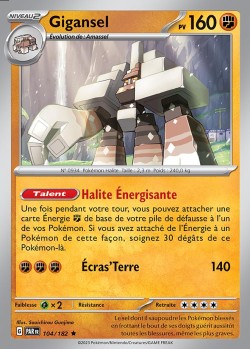 Carte Pokémon: Gigansel