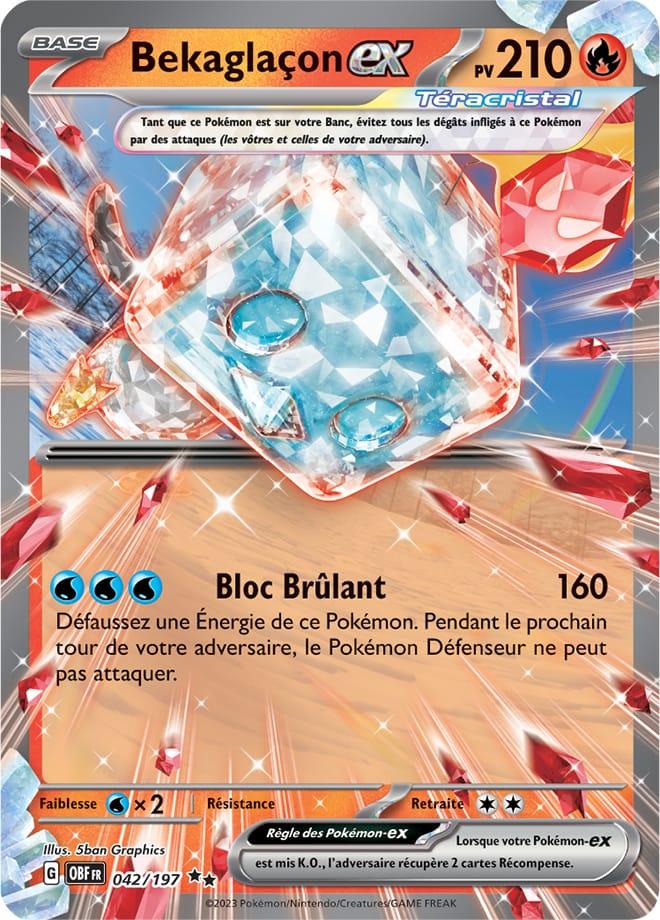 Carte Pokémon: Bekaglaçon ex