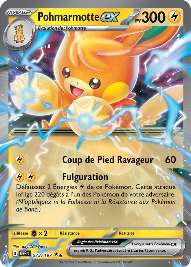 Carte Pokémon: Pohmarmotte ex