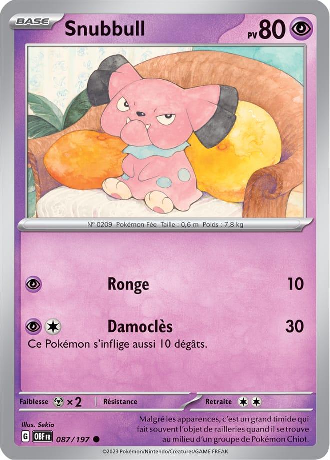 Carte Pokémon: Snubbull