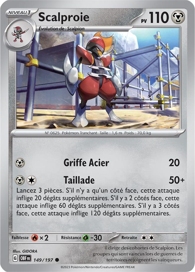 Carte Pokémon: Scalproie