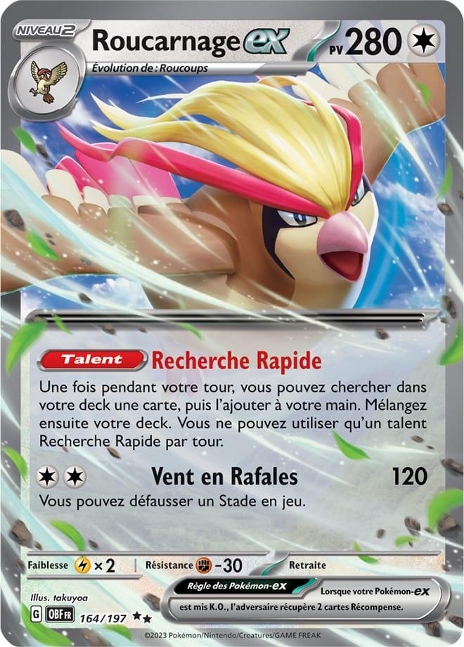 Carte Pokémon: Roucarnage ex