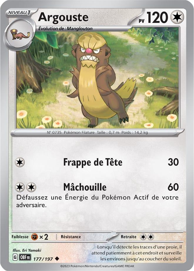 Carte Pokémon: Argouste