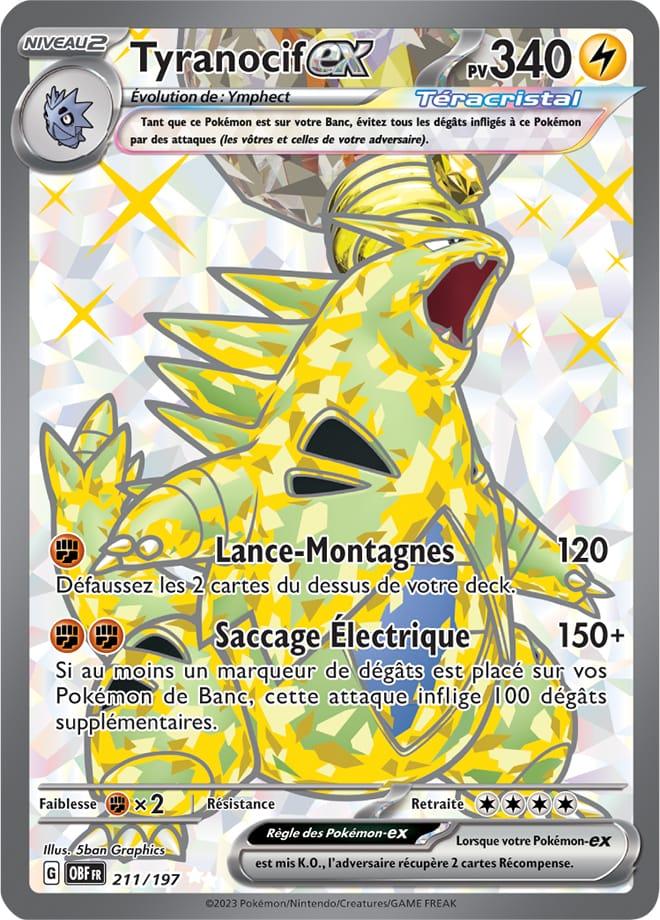 Carte Pokémon: Tyranocif ex