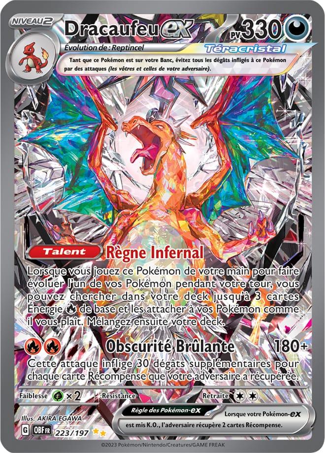 Carte Pokémon: Dracaufeu ex