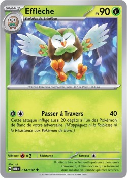 Carte Pokémon: Efflèche