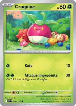 Carte Pokémon: Croquine