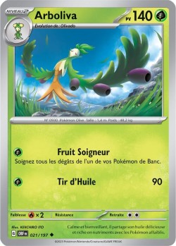 Carte Pokémon: Arboliva