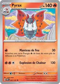 Carte Pokémon: Pyrax