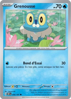 Carte Pokémon: Grenousse