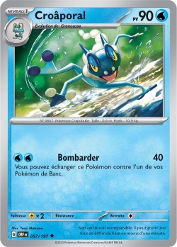 Carte Pokémon: Croâporal