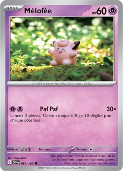 Carte Pokémon: Mélofée