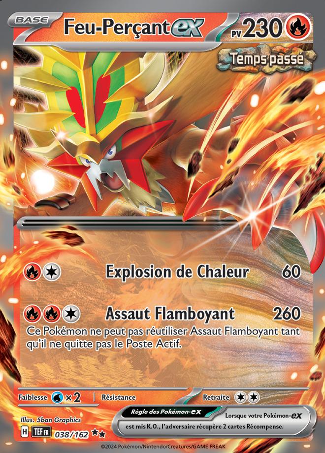 Carte Pokémon: Feu-Perçant ex