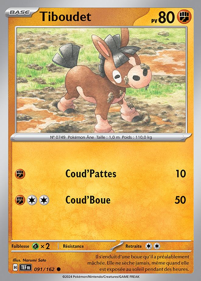 Carte Pokémon: Tiboudet