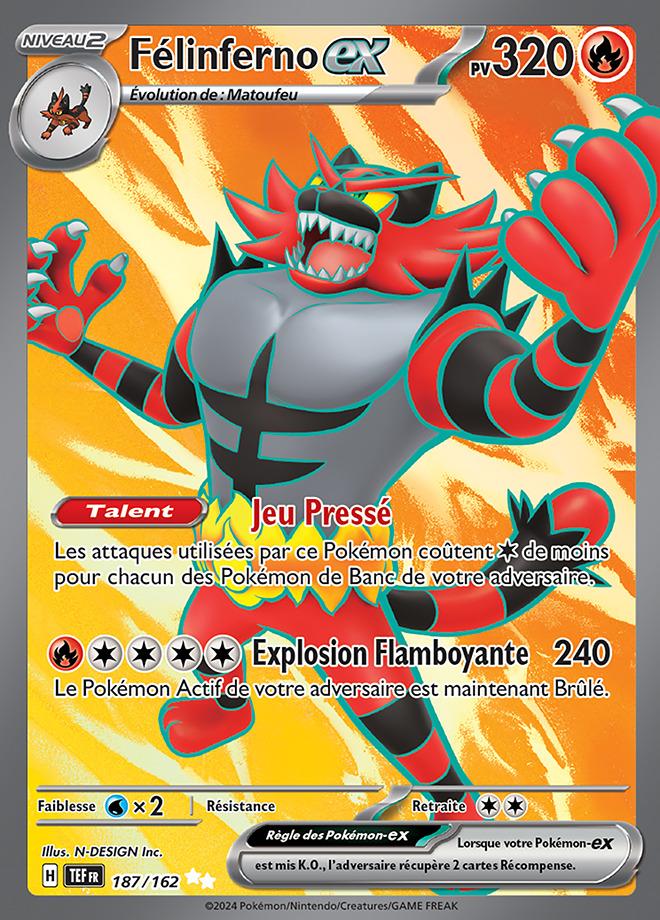 Carte Pokémon: Félinferno ex