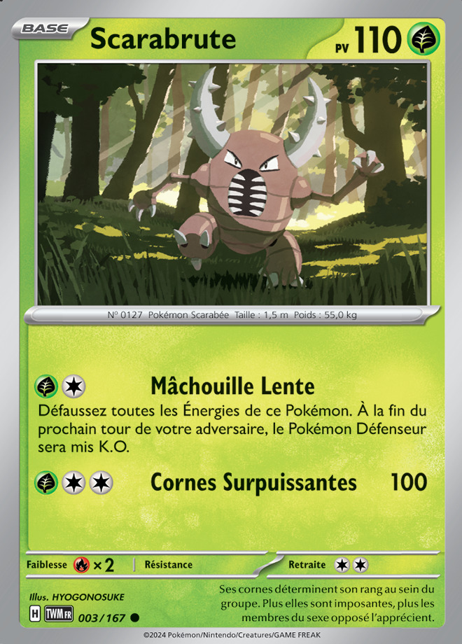 Carte Pokémon: Scarabrute