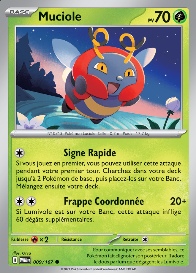 Carte Pokémon: Muciole