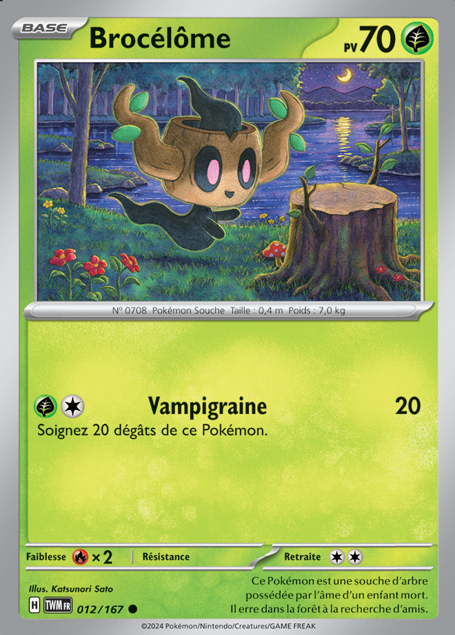 Carte Pokémon: Brocélôme