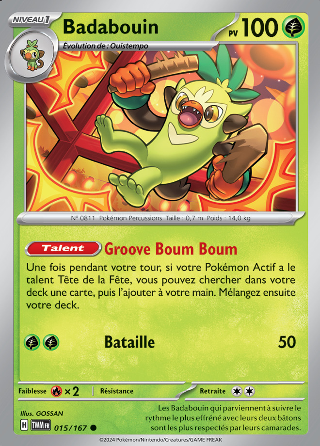 Carte Pokémon: Badabouin