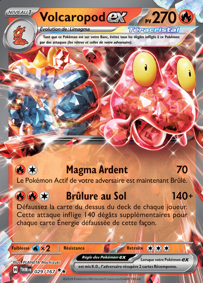 Carte Pokémon: Volcaropod ex