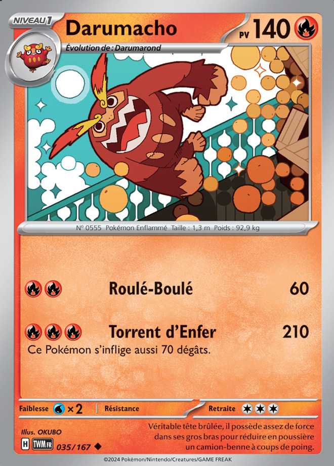 Carte Pokémon: Darumacho