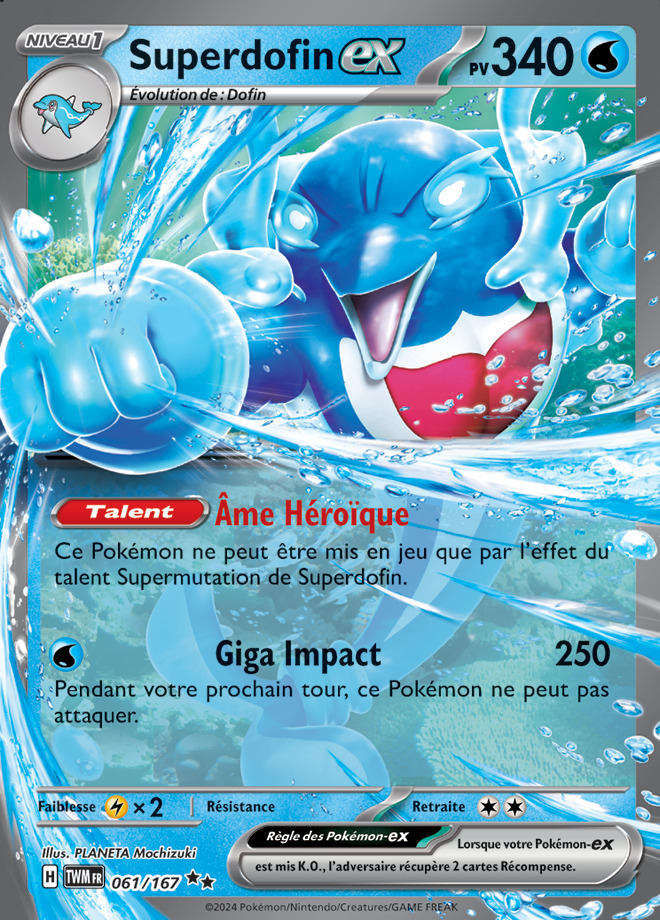 Carte Pokémon: Superdofin ex