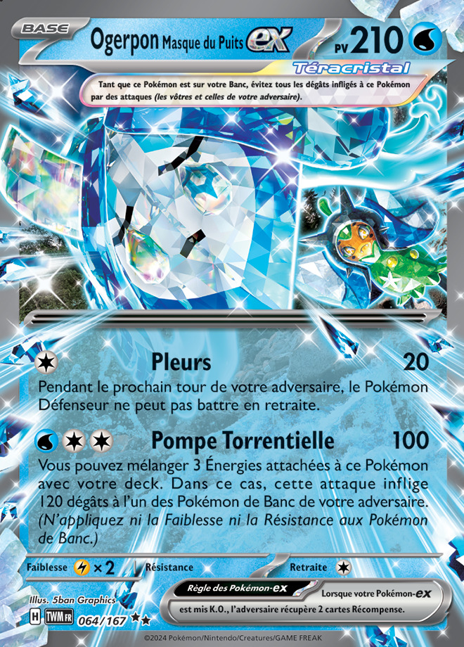 Carte Pokémon: Ogerpon Masque du Puits ex