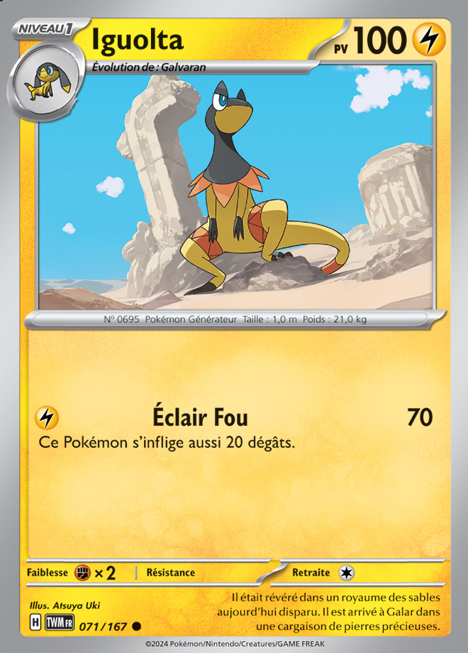 Carte Pokémon: Iguolta